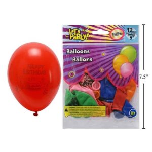 Balloons 9" 12pcs #60315