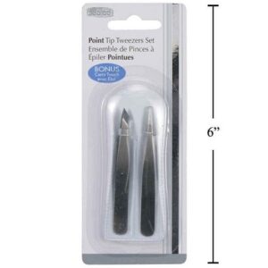 Bodico Tweezer Set with PVC Sleeve #82090
