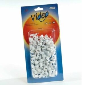 Wire Clips White (Pack of 100)