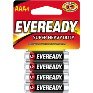 Eveready Heavy Duty Batteries AAA4 (24 pack, 4ct)