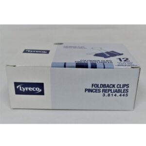 Lyreco Foldback Clips 41mm 12pcs