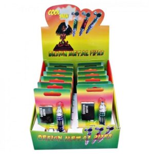 Metal Tobacco Pipe with Screen (Pack of 12 - $2.49 each)