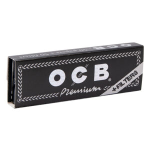 OCB Premium Black Rolling Papers 1.25 and Filters