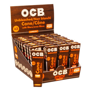 OCB Unbleached Cones King size (pack of 32)