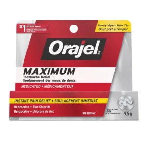 Orajel Maximum Strength Toothache Relief 9.5g (Pack of 6 – $6.99 Each)