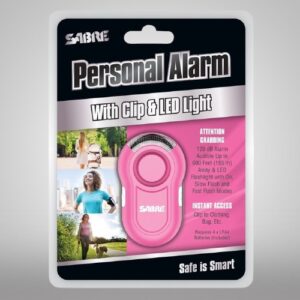 SABRE Personal Alarm Pink CPACLIPPK