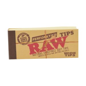 RAW Tips Wide Perforatred - 50pk