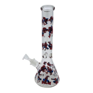 Glass Bong 10" Spiderman B050