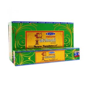 Natural Patchouli - Satya Nag Champa Incense 12pk