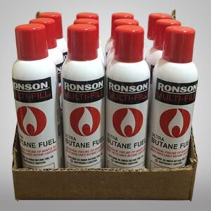 Ronson Butane 165g (Pack of 12 - $3.79 each)