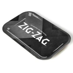 Zig Zag Rolling Tray Black Small 6x11.5"